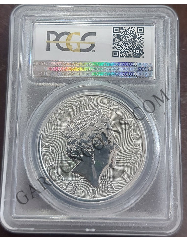 Australia  1 Dolar 2016 Stock Horse Certificado PCGS  MS 69 onza troy