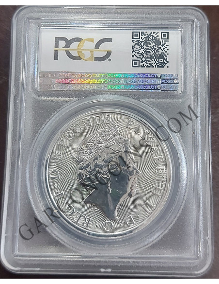 Australia  1 Dolar 2016 Stock Horse Certificado PCGS  MS 69 onza troy