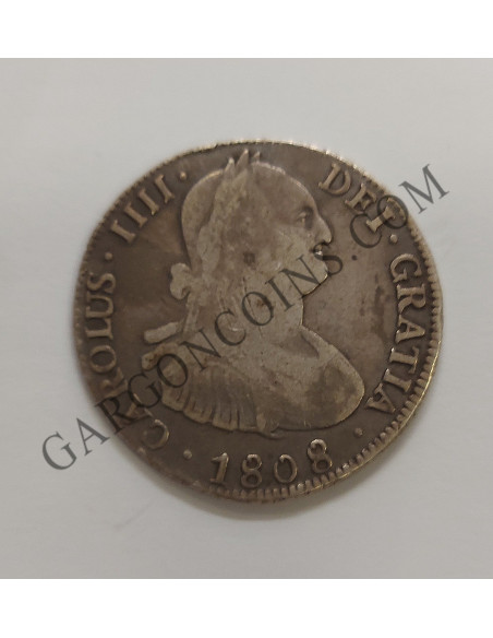 Carlos IV 4 Reales 1808 Potosi P J 