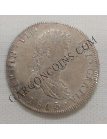 Fernando VII 8 Reales 1813 Potosí  PJ  en EBC+ 