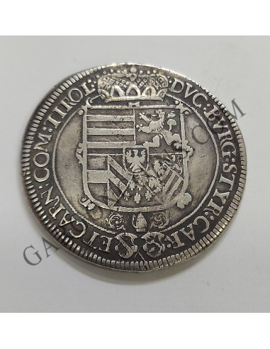 Imperio Austrohúngaro 1 Thaler de Leopold V del 1620 del Tirol Austriaco MBC+
