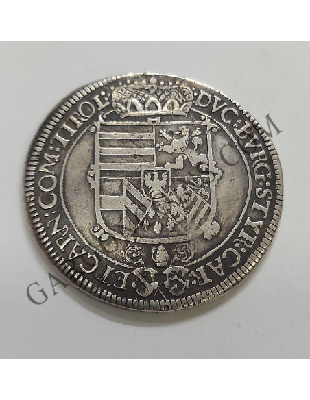 Imperio Austrohúngaro 1 Thaler de Leopold V del 1620 del Tirol Austriaco MBC+