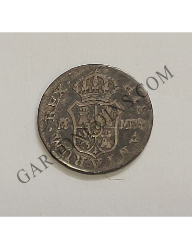 Carlos IV  1/2 Real 1799 ceca de Madrid y ensayadores MF