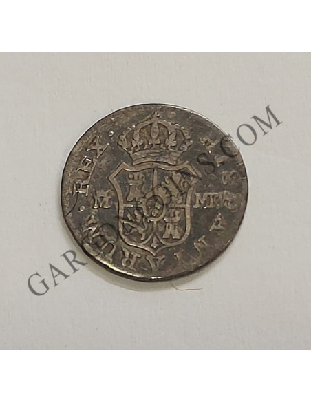 Carlos IV  1/2 Real 1799 ceca de Madrid y ensayadores MF