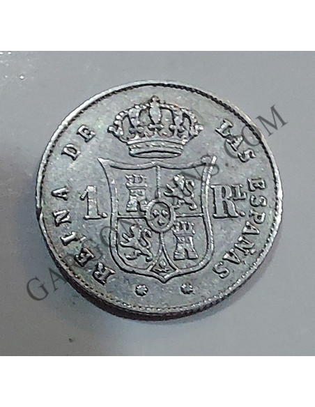 isabel ii,sevilla,real,moneda,coin,2ª,silver,silber,españa,spain,1862,mÜNZEN,plata,1857,