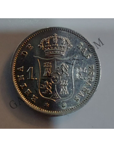 Isabel II  1 Real  de Madrid DEL 1859  en EBC