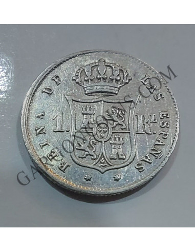 Isabel II  1 Real  de Madrid del  1852 en EBC