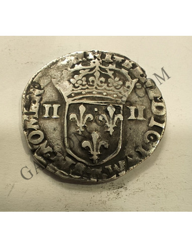 Francia y Navarra Enricus IV 1606 1/4 de ECU ceca de Nantes