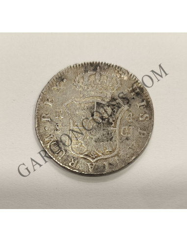 Fernando VII 4  Reales  1818 de Sevilla y ensayadores CJ 