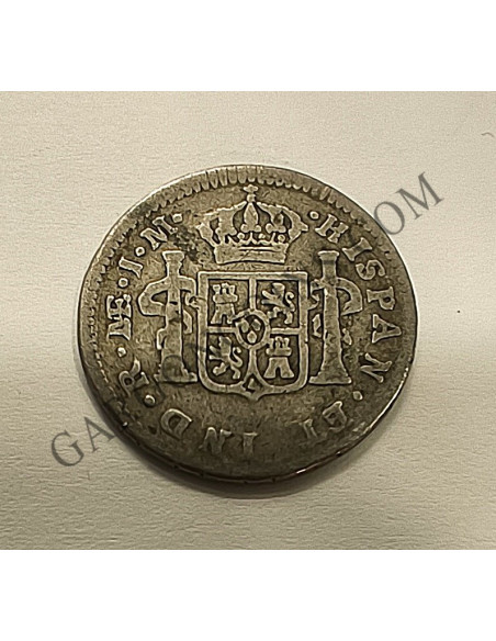 Carlos III 1/2 Real de 1773 ceca Lima J M