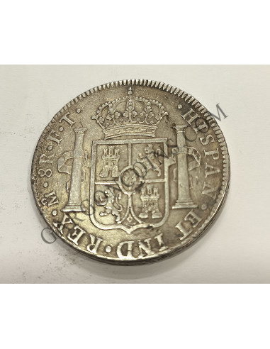 Carlos IV 8 Reales 1803 Mexico F T  EBC