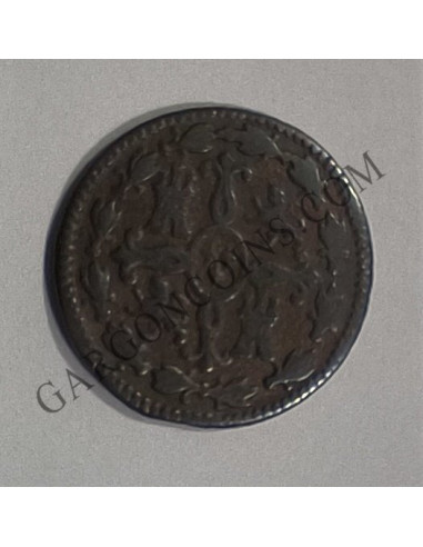  Fernando VII 2 Maravedis de Jubia del 1820 EBC+ cabeza pequeña