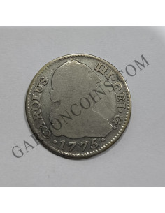 Carlos III  2 Reales 1775  Sevilla C F MBC