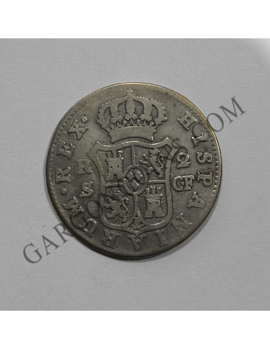 Carlos III  2 Reales 1775  Sevilla C F MBC