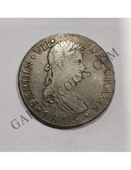 Fernando VII 8 reales Madrid 1815 ensayadores G J  mbc