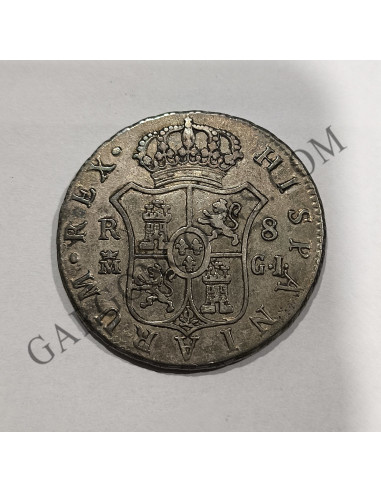 Fernando VII 8 reales Madrid 1815 ensayadores G J  mbc
