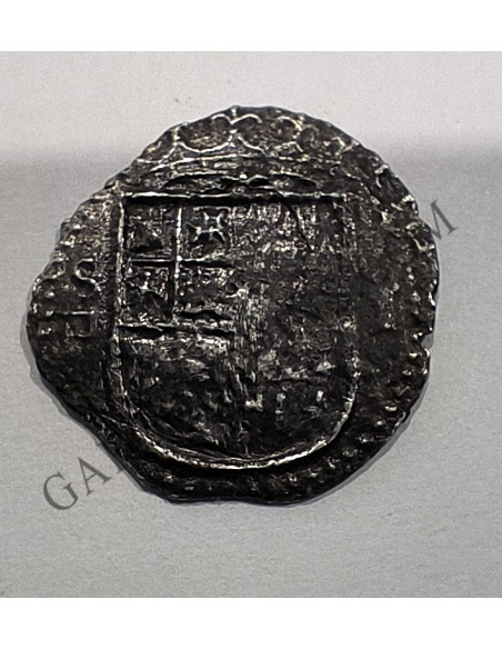 Felipe II Real de a 1 ceca de Sevilla (S) y ensayador ¤ sin fecha