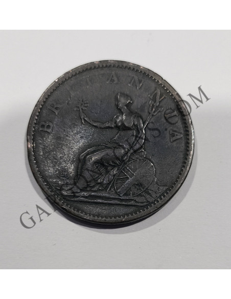 Gran Bretaña  1 Pence de George III del 1807 MBC