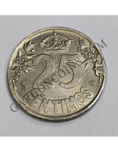 Alfonso XIII 25 Céntimos 1925 S/C