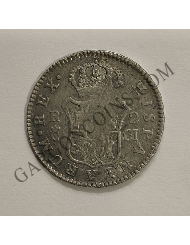 Fernando VII 2 Reales Cadiz C I de 1812 vano de acuñacion EBC
