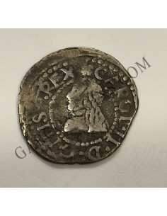 Carlos II Croat (Real) 1675 ceca Barcelona MBC