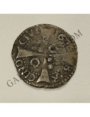 Carlos II Croat (Real) 1675 ceca Barcelona MBC