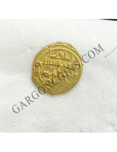 Oro Fracción de dinar de Abd al- Aziz. Reinos de Taifas tercer emir de Almeria 
