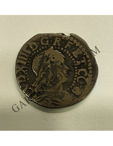  Luis XIV  Rey de Francia y Cataluña Seiseno de Barcelona del 1647