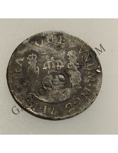 Carlos III  1 Real de Lima J M  del 1762 Plata