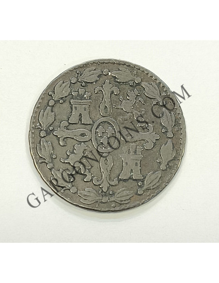 Fernando VII  4 maravedis 1833 Segovia. 