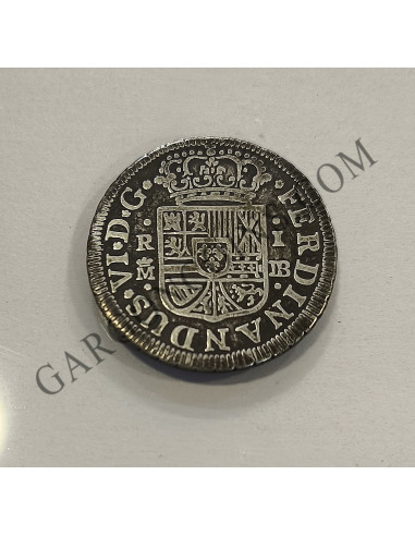 Fernando VI  1 Real 1755  Madrid J B en MBC+