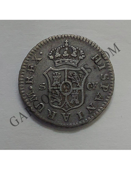 Carlos III  1/2 Real 1773 Sevilla CF MBC+