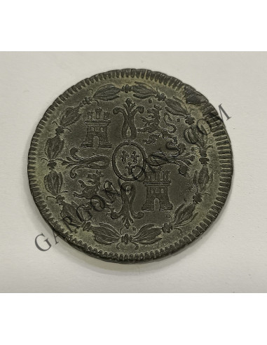 Fernando VII 8 maravedis Jubia 1819 EBC