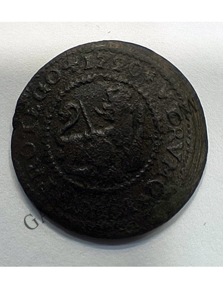 Felipe V 2 Maravedis 1720 Barcelona MBC