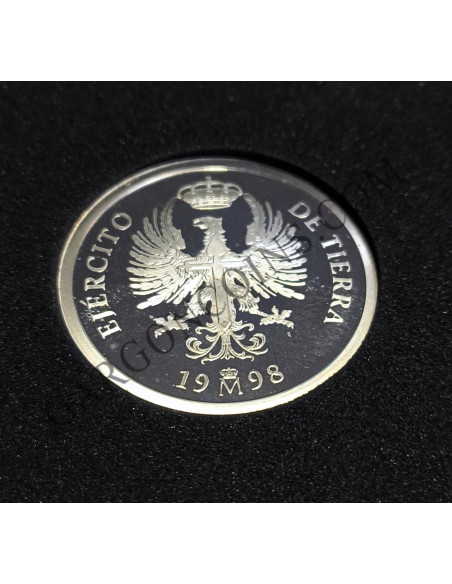 Serie EURO España 1998 en Plata Homenaje al Ejercito 1, 5 y 25 EURO