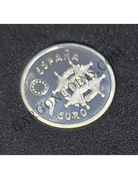 Serie EURO España 1998 en Plata Homenaje al Ejercito 1, 5 y 25 EURO