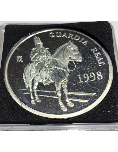 Serie EURO España 1998 en Plata Homenaje al Ejercito 1, 5 y 25 EURO