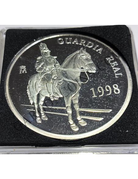 Serie EURO España 1998 en Plata Homenaje al Ejercito 1, 5 y 25 EURO