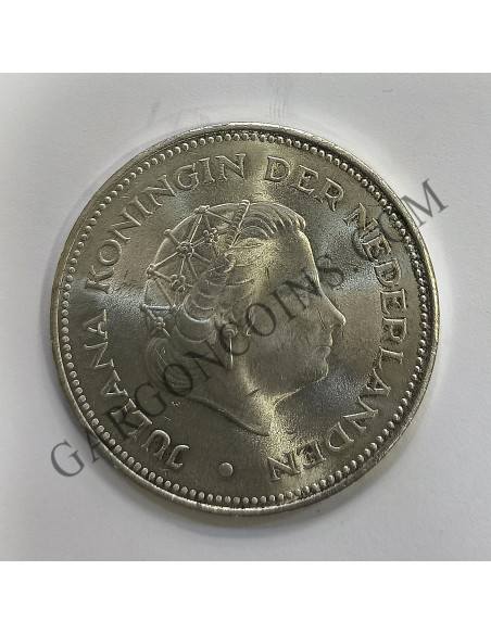 Holanda 10 Goulden 1970 25 años de la  Reina Juliana