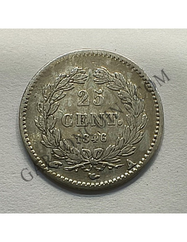 Francia Louis Philippe 25 Céntimes 1846 ceca de Paris