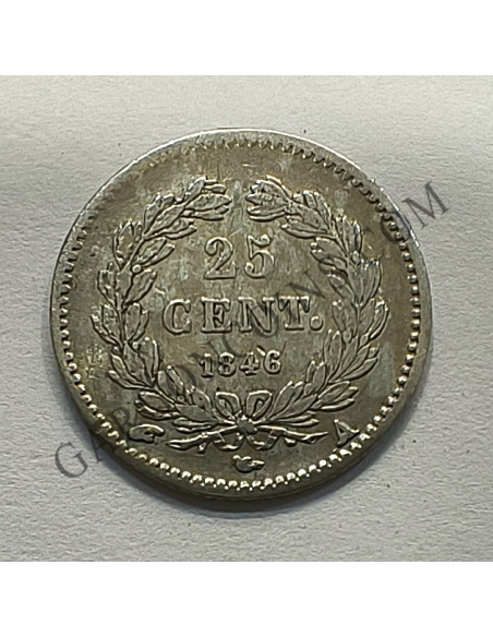 Francia Louis Philippe 25 Céntimes 1846 ceca de Paris