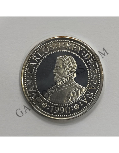 V centenario serie II del 1990 moneda de 200 pesetas en plata