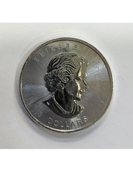 Canada 8 Dollars 2015 Bisonte 46.65 gr Plata pura