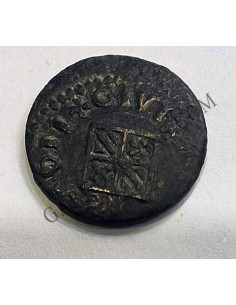 Felipe III Ardite ceca de Vic del año 1611 Busto único