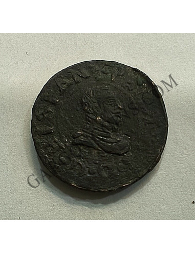 Felipe III Ardite ceca de Vic del año 1611 Busto único