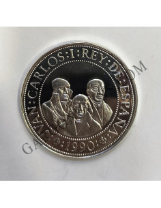 2000 pesetas en plata de la segunda serie del V Centenario del año 1990 FDC