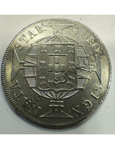 Brasil-Portugal Joannes VI 960 Reis del 1820 ceca de Rio de Janeiro  R 
