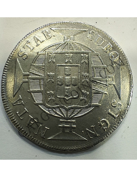 Brasil-Portugal Joannes VI 960 Reis del 1820 ceca de Rio de Janeiro  R 