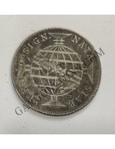 Brasil-Portugal Joannes VI 960 Reis del 1810 acuñada sobre 8 reales españoles