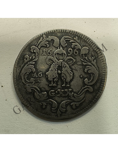 Carlos II  Reino de la Dos Sicilias. Ceca Nápoles 20 Grana (1 Tari)  ceca  del año 1696